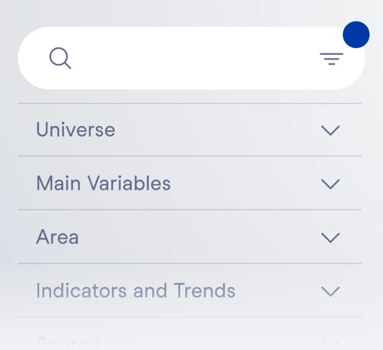 Data Catalogue Filter